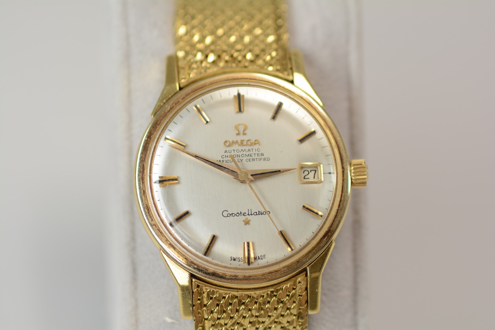 Omega / Constellation - Chronometer - Gentlmen's Yellow gold Wrist Watch - Image 8 of 8