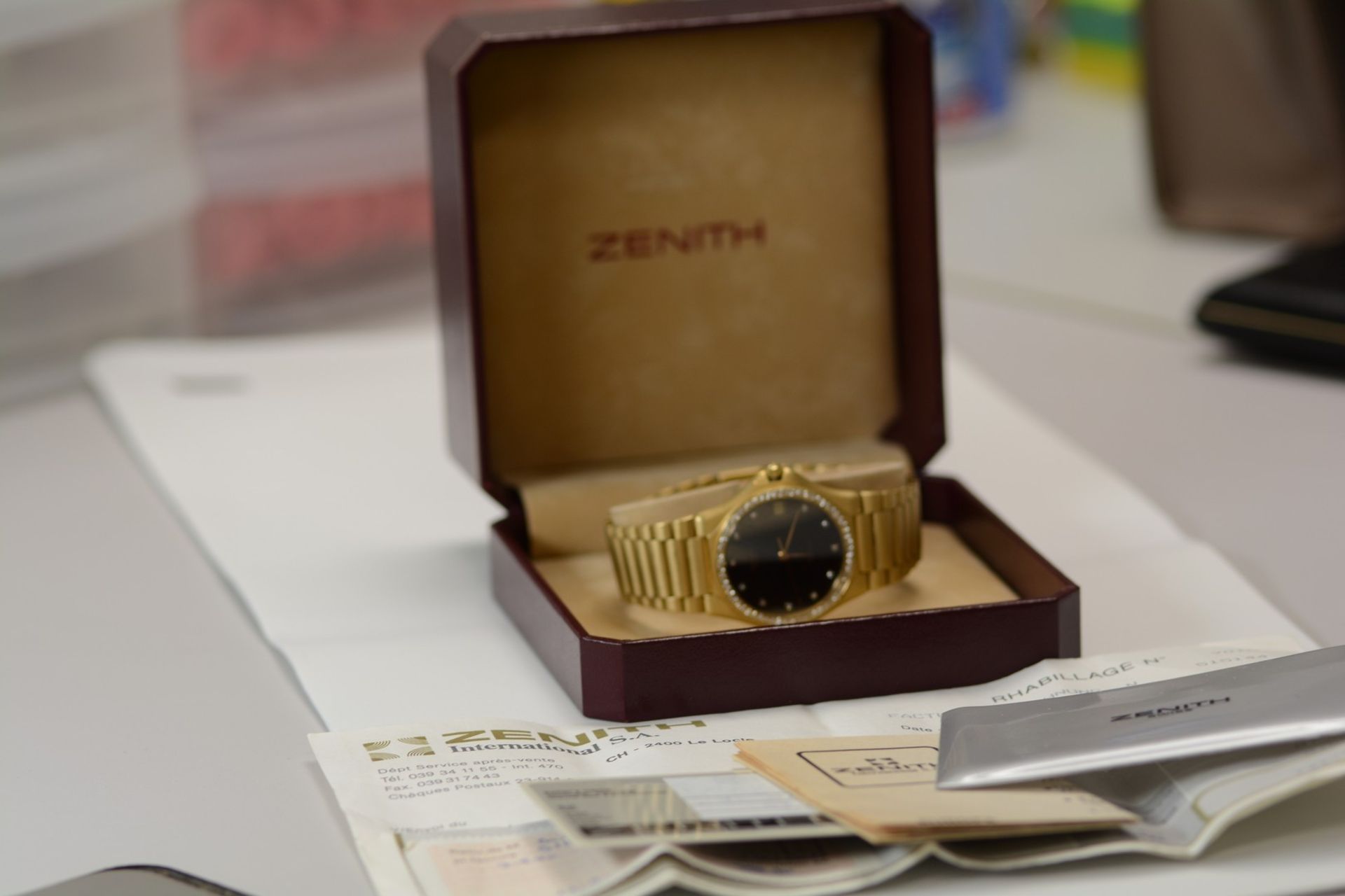 Zenith / Port Royal - Diamond - Gentlmen's Yellow gold Wrist Watch - Image 15 of 15