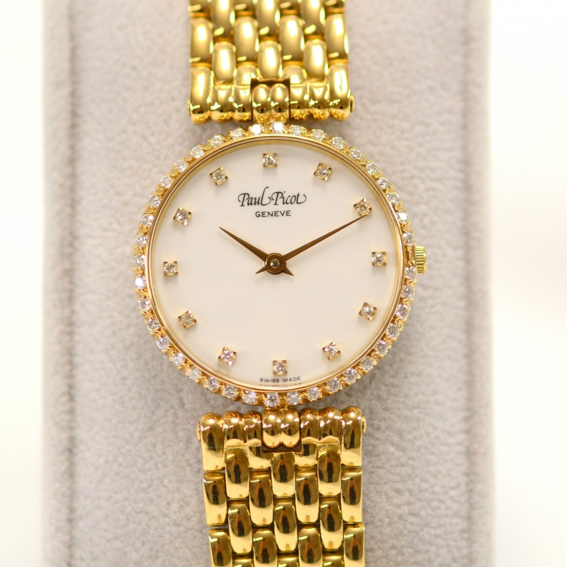 Paul Picot / Diamond - Lady's Yellow gold Wrist Watch - Image 2 of 11