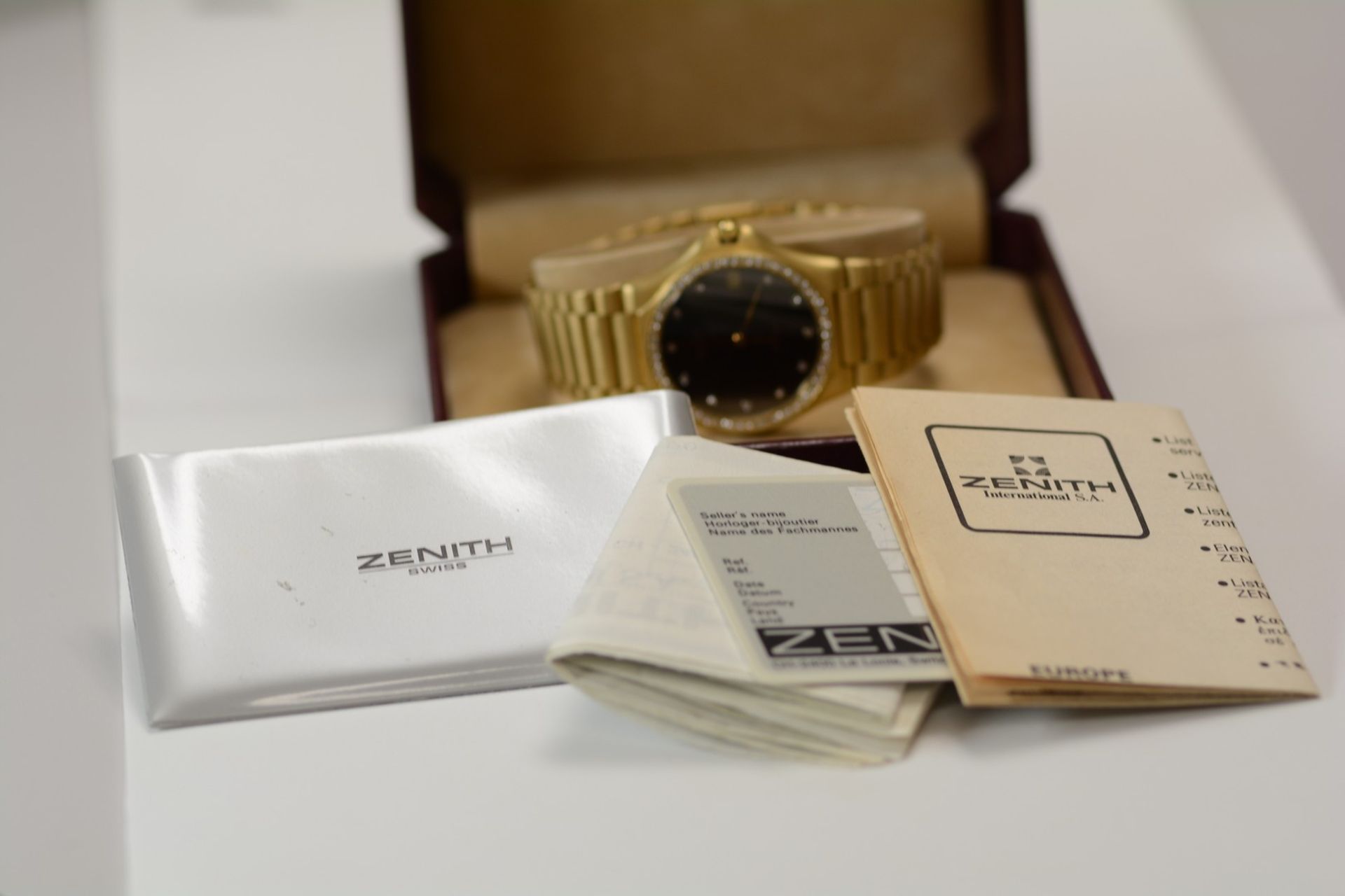 Zenith / Port Royal - Diamond - Gentlmen's Yellow gold Wrist Watch - Image 2 of 15
