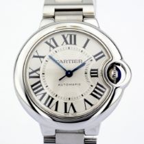 Cartier / Ballon Bleu - Automatic - 33 mm - Unisex Steel Wrist Watch