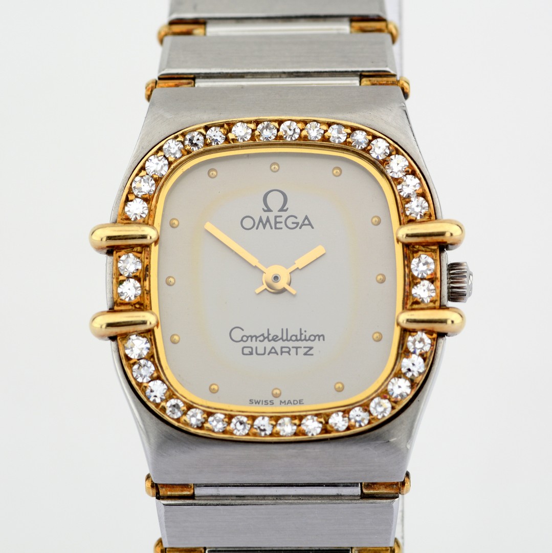 Omega / Constellation Diamond Bezel - Lady's Steel Wrist Watch