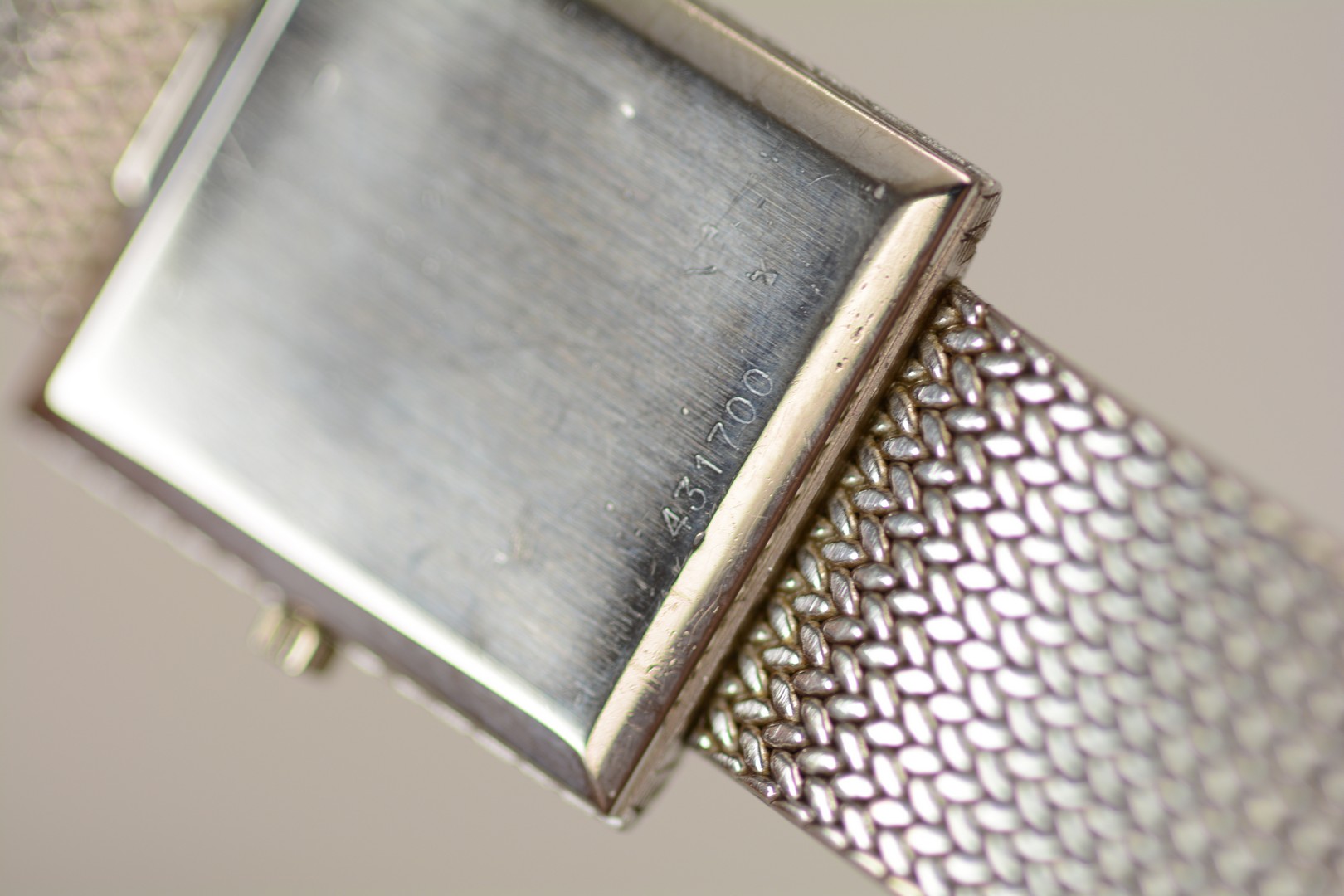 Vacheron Constantin / Rectangular - Ultra thin - 1960s - Unisex White gold Wrist Watch - Image 3 of 12