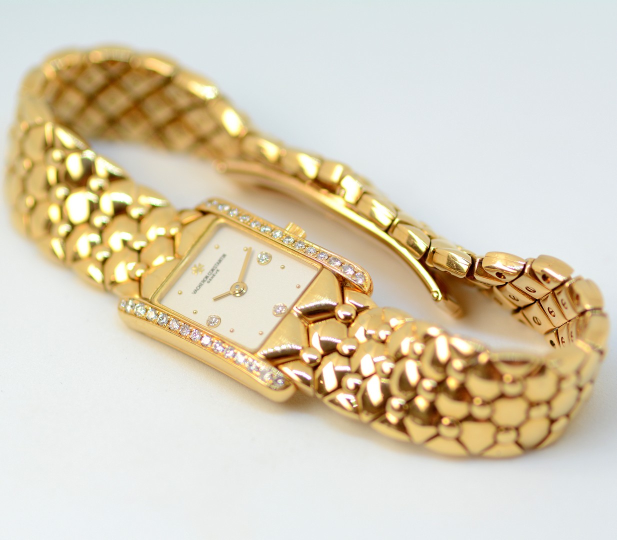 Vacheron Constantin / Ispahan 18K - Diamond - Lady's Yellow gold Wrist Watch - Image 10 of 11