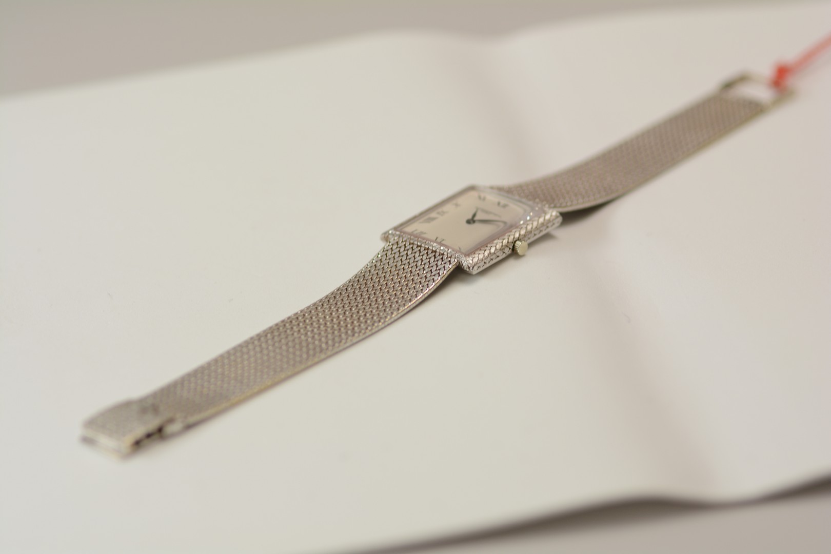 Vacheron Constantin / Rectangular - Ultra thin - 1960s - Unisex White gold Wrist Watch - Image 9 of 12