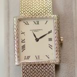 Vacheron Constantin / Rectangular - Ultra thin - 1960s - Unisex White gold Wrist Watch