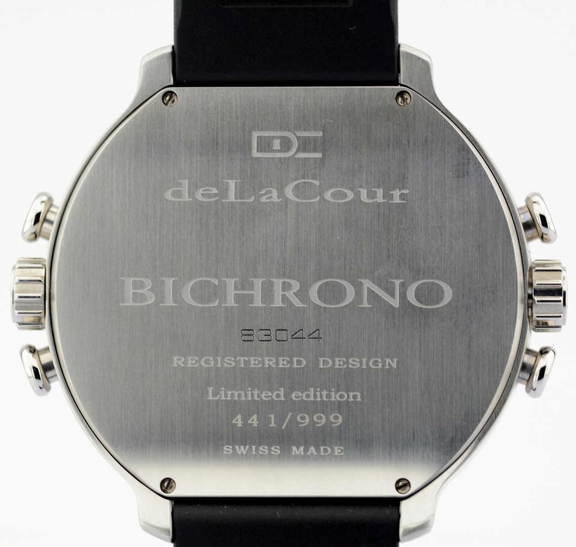 DeLaCour / BICHRONO - Limited Edition - UNWORN - Gentlmen's Steel Wrist Watch - Image 6 of 10