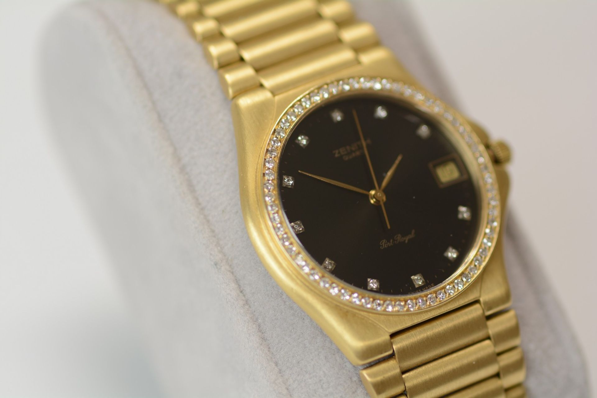 Zenith / Port Royal - Diamond - Gentlmen's Yellow gold Wrist Watch - Image 9 of 15