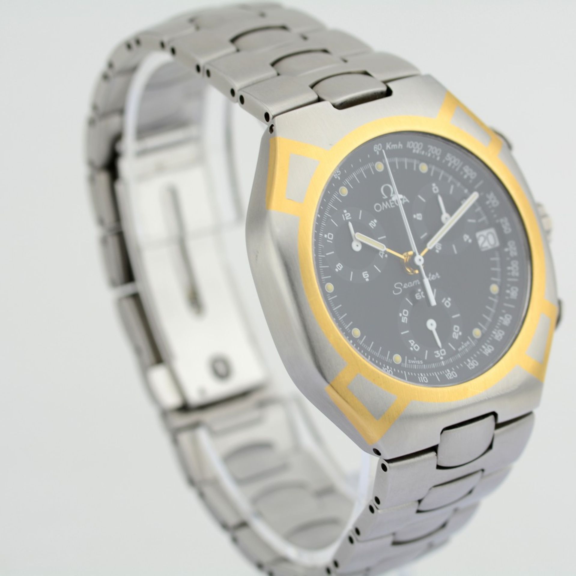 Omega / Seamaster Polaris Chronograph - Gentlmen's Gold/Steel Wrist Watch - Image 2 of 8