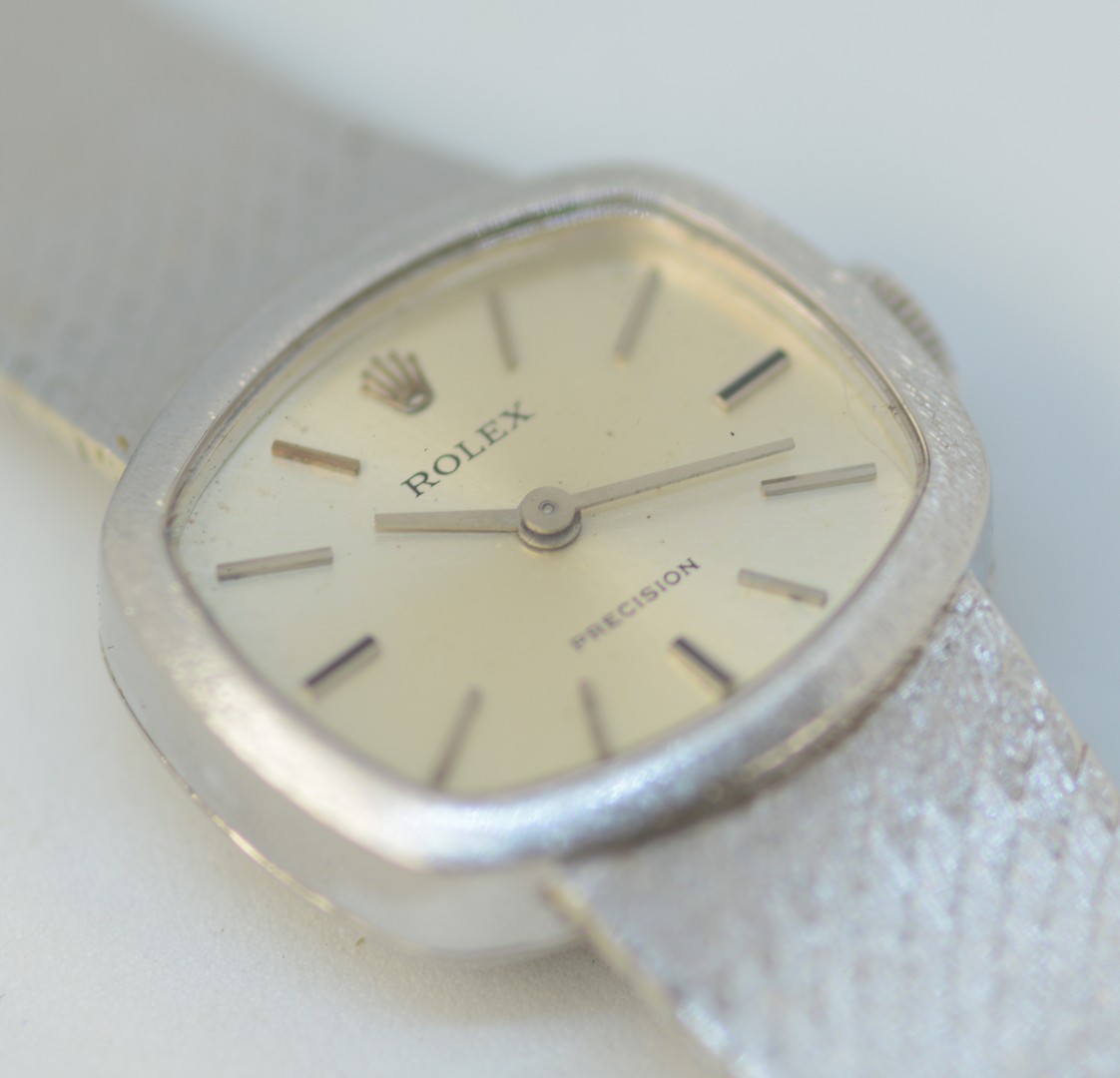 Rolex / Precision - Lady's White gold Wrist Watch - Image 2 of 13