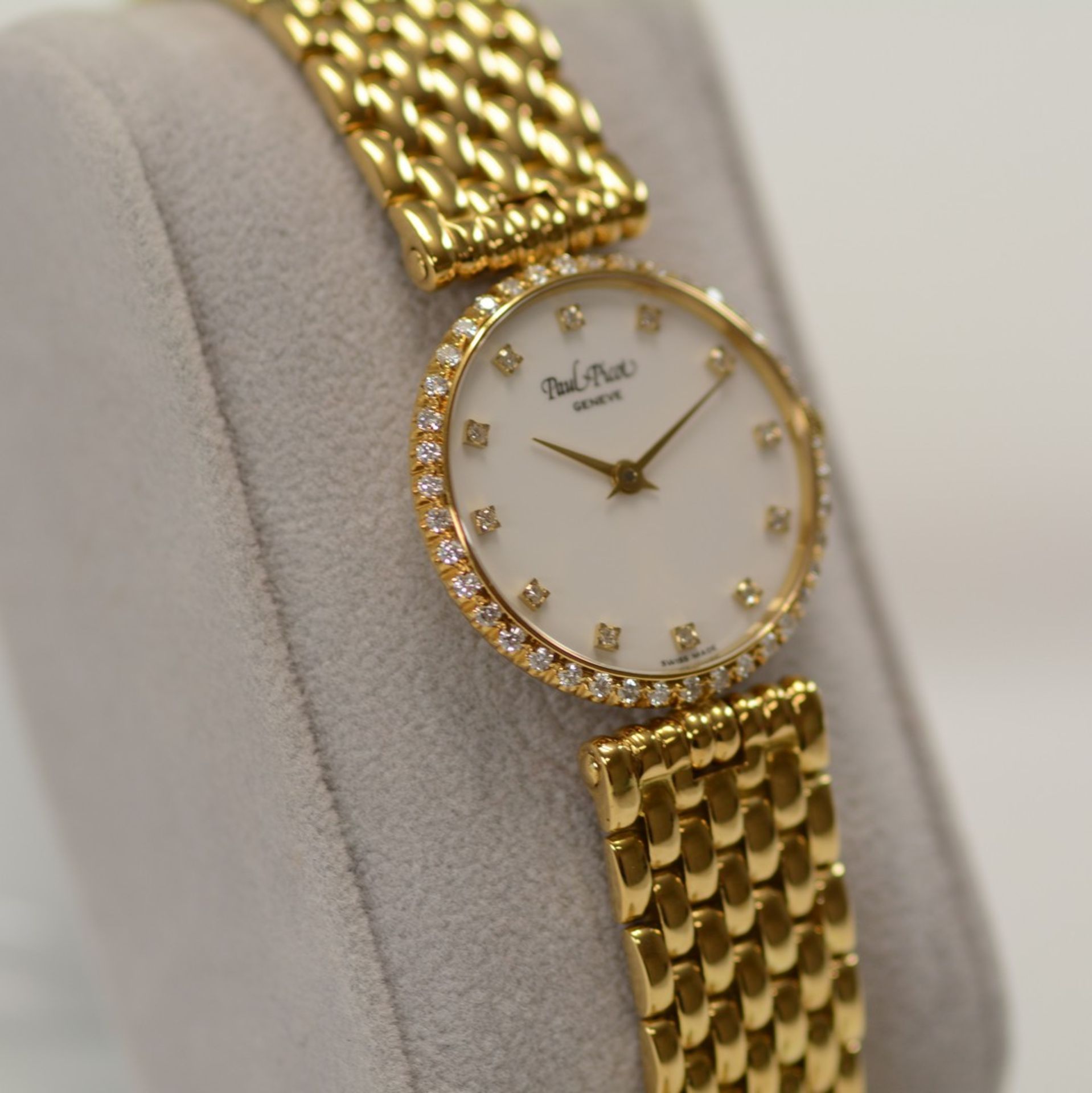 Paul Picot / Diamond - Lady's Yellow gold Wrist Watch - Image 4 of 11