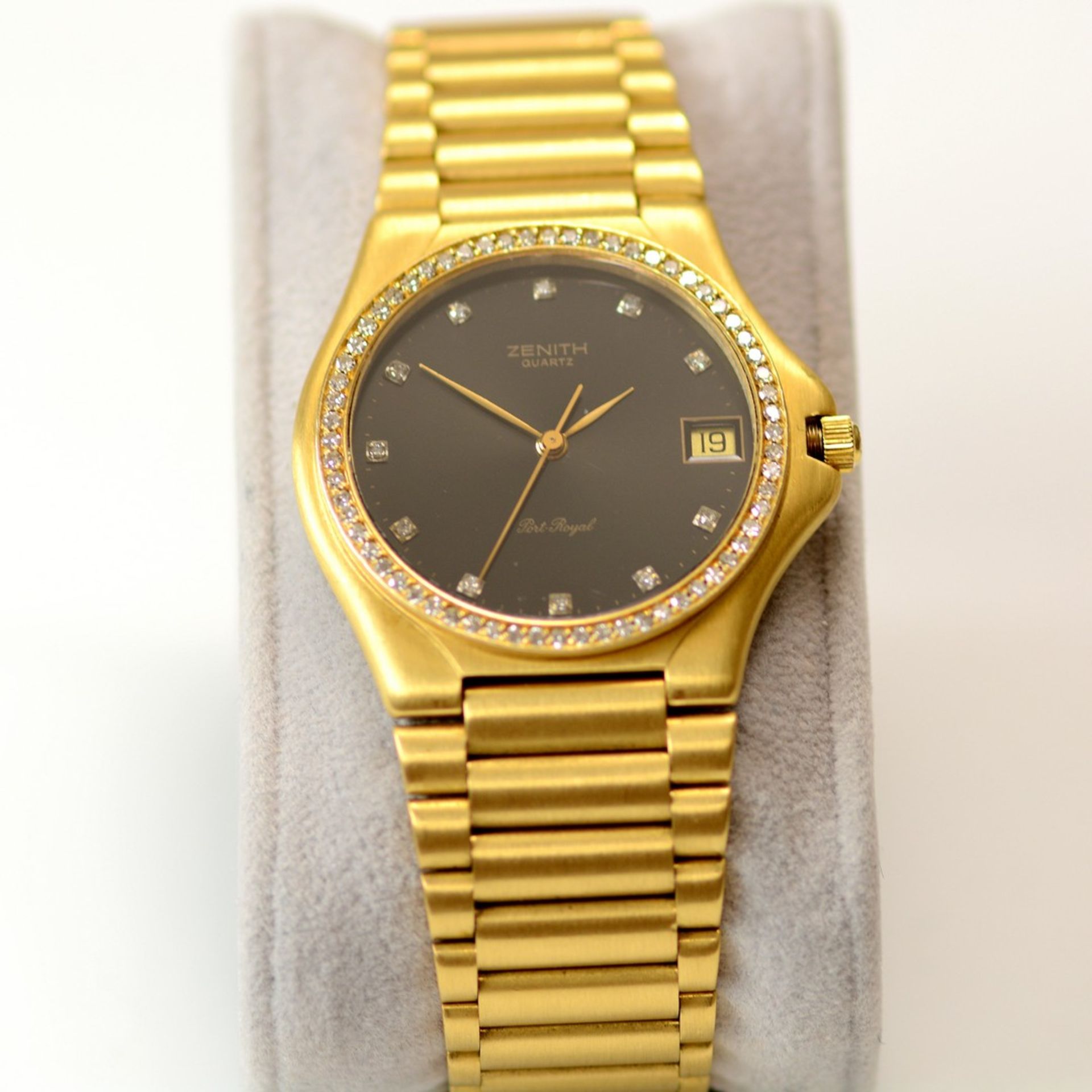 Zenith / Port Royal - Diamond - Gentlmen's Yellow gold Wrist Watch - Image 5 of 15