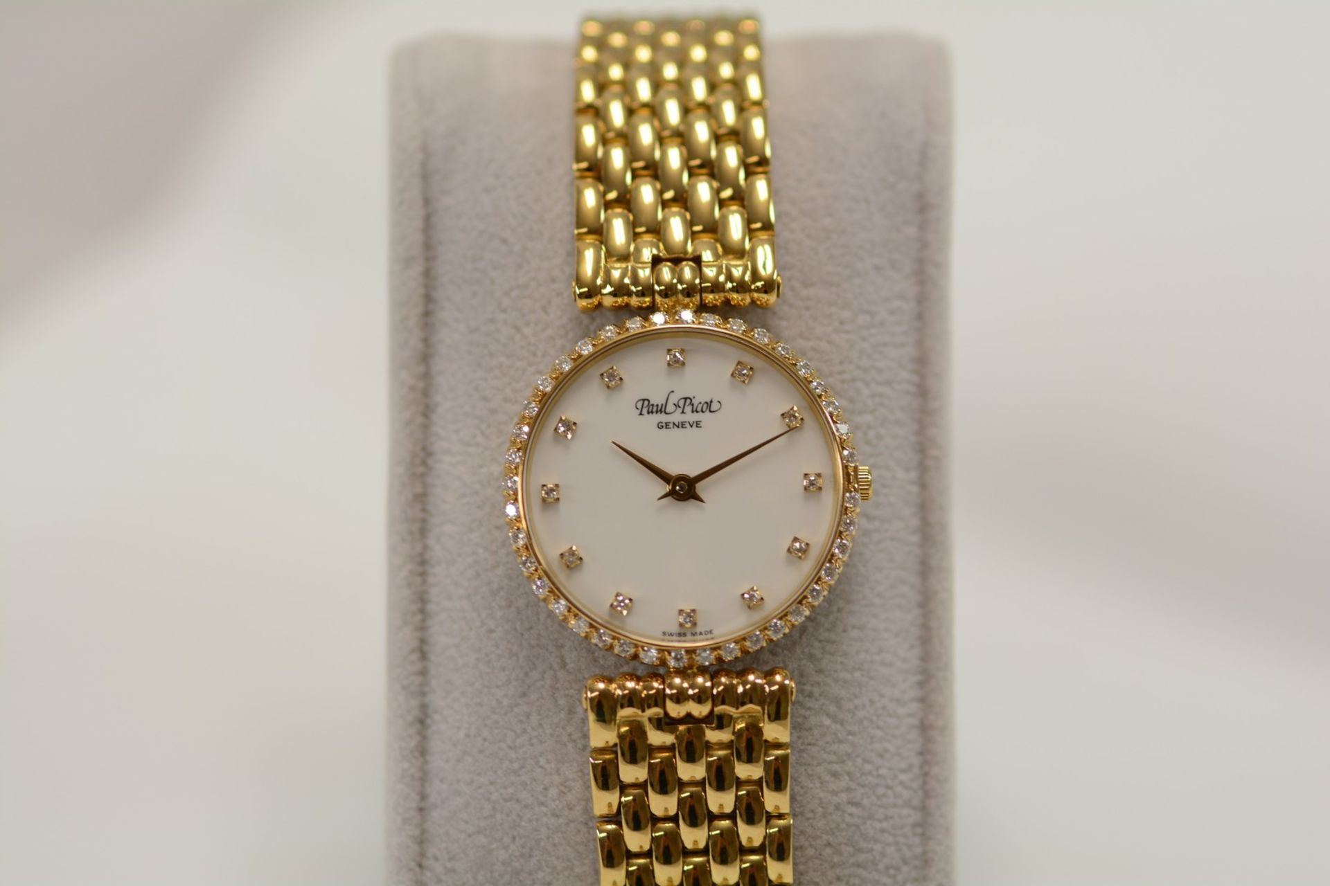 Paul Picot / Diamond - Lady's Yellow gold Wrist Watch - Image 3 of 11
