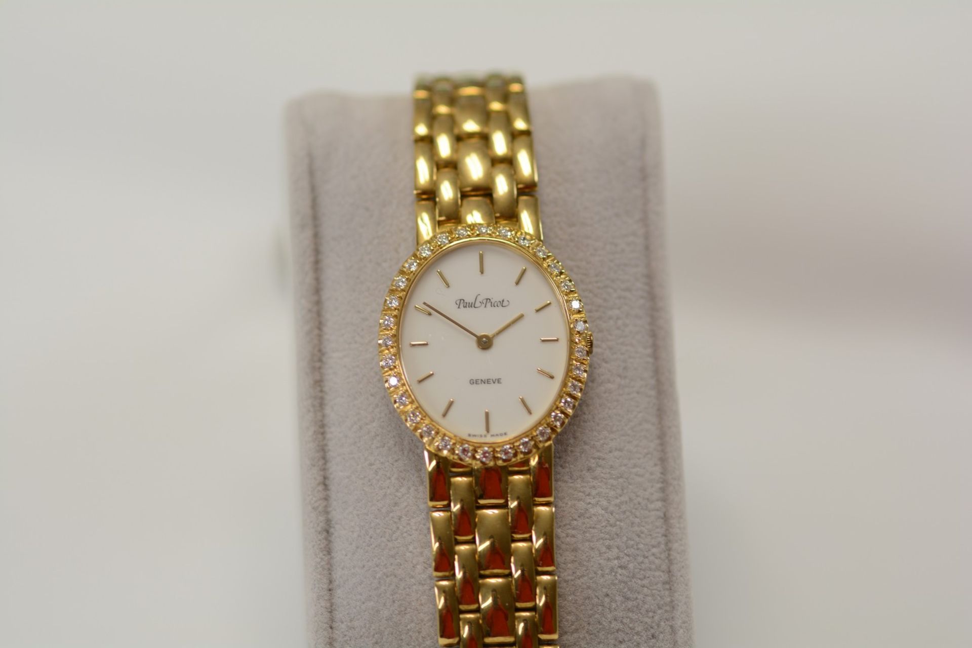 Paul Picot / Diamond - Lady's Yellow gold Wrist Watch - Image 3 of 16