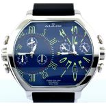 DeLaCour / BICHRONO - Limited Edition - UNWORN - Gentlmen's Steel Wrist Watch