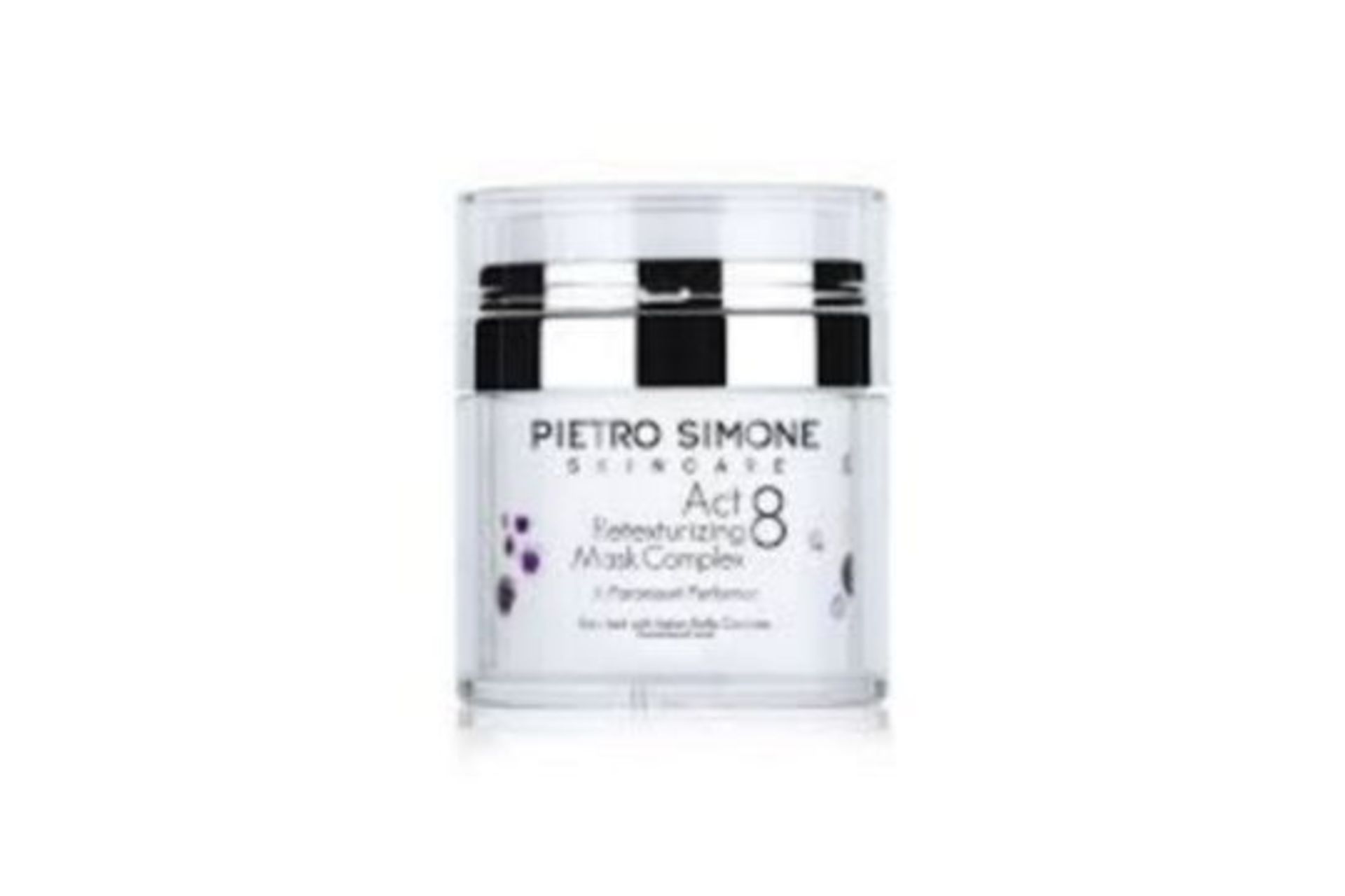 2 x New Boxed PIETRO SIMONE Act 8 Retexturizing Mask (50Ml). RRP £75 each. As seen in Harrods.