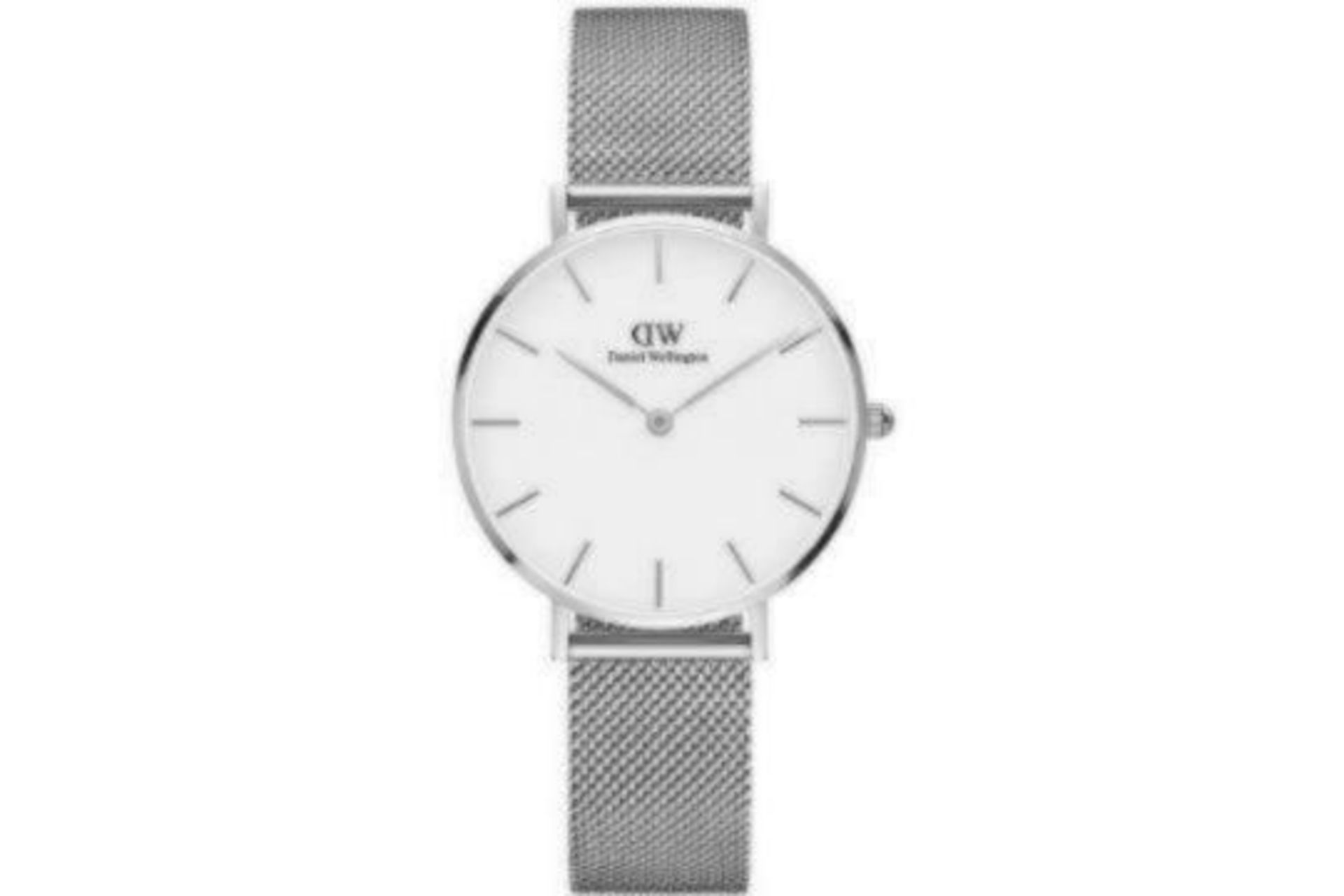 BRAND NEW RETAIL BOXED DANIEL WELLINGTON LADIES PETITE 32 STERLING WATCH RRP £189