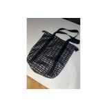 Alexander Mcqueen 'MCQ' Tote Bag, Black bag with Silver MCQ Embossed, general day to day bag with