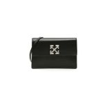 Off-White c/o Virgil Abloh Jitney 1.0 Black Clutch Bag. (ex9) RRP £1,150. Off-White leather bag with