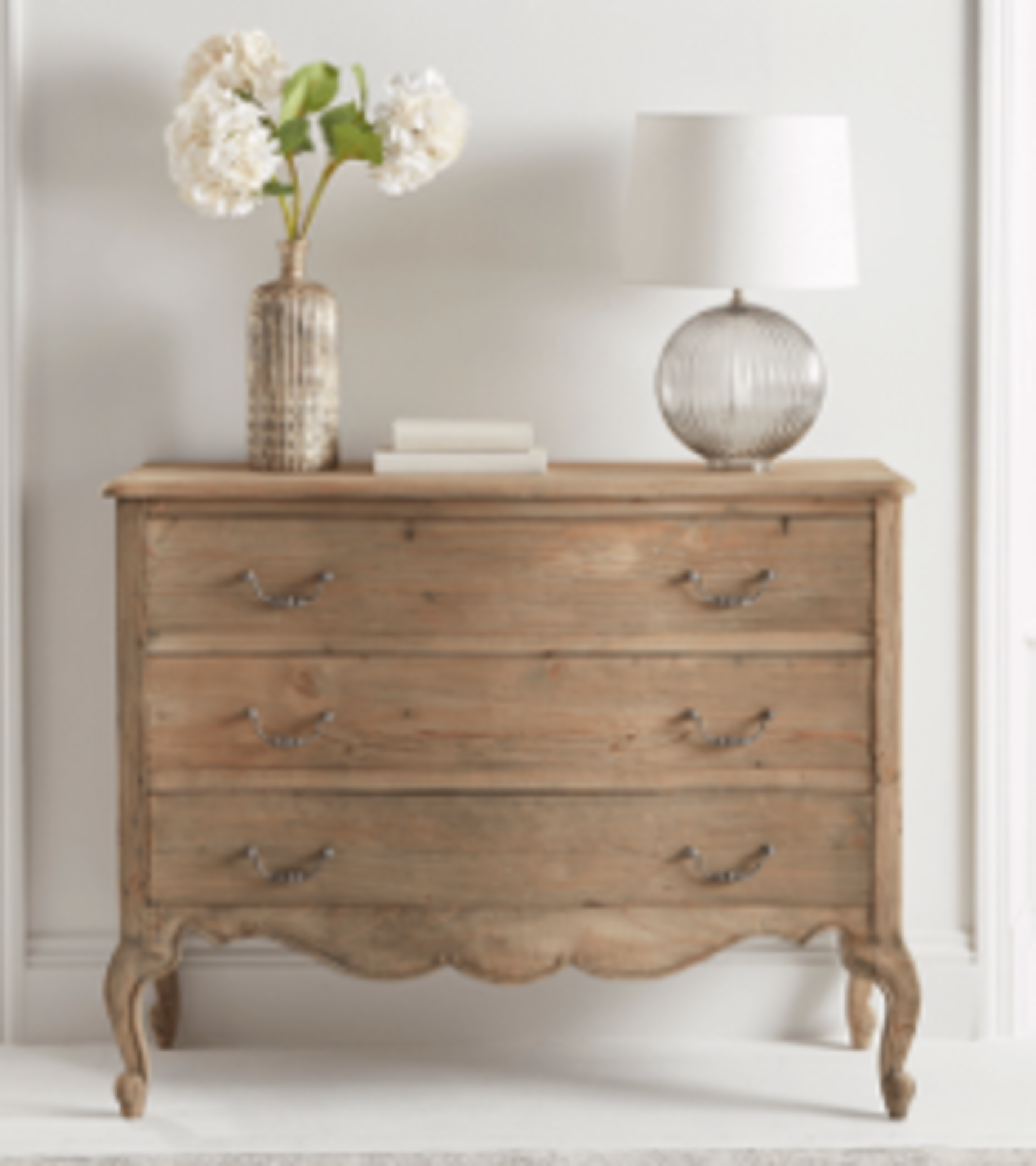 Delphine Reclaimed Wood Chest of Drawers. RRP £1,295.00. - SR5. For a lived-in look, to add