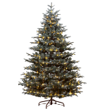 Blue Mountain Spruce Christmas Tree - Pre-Lit. RRP £525.00. - SR5. Premium realistic needles and