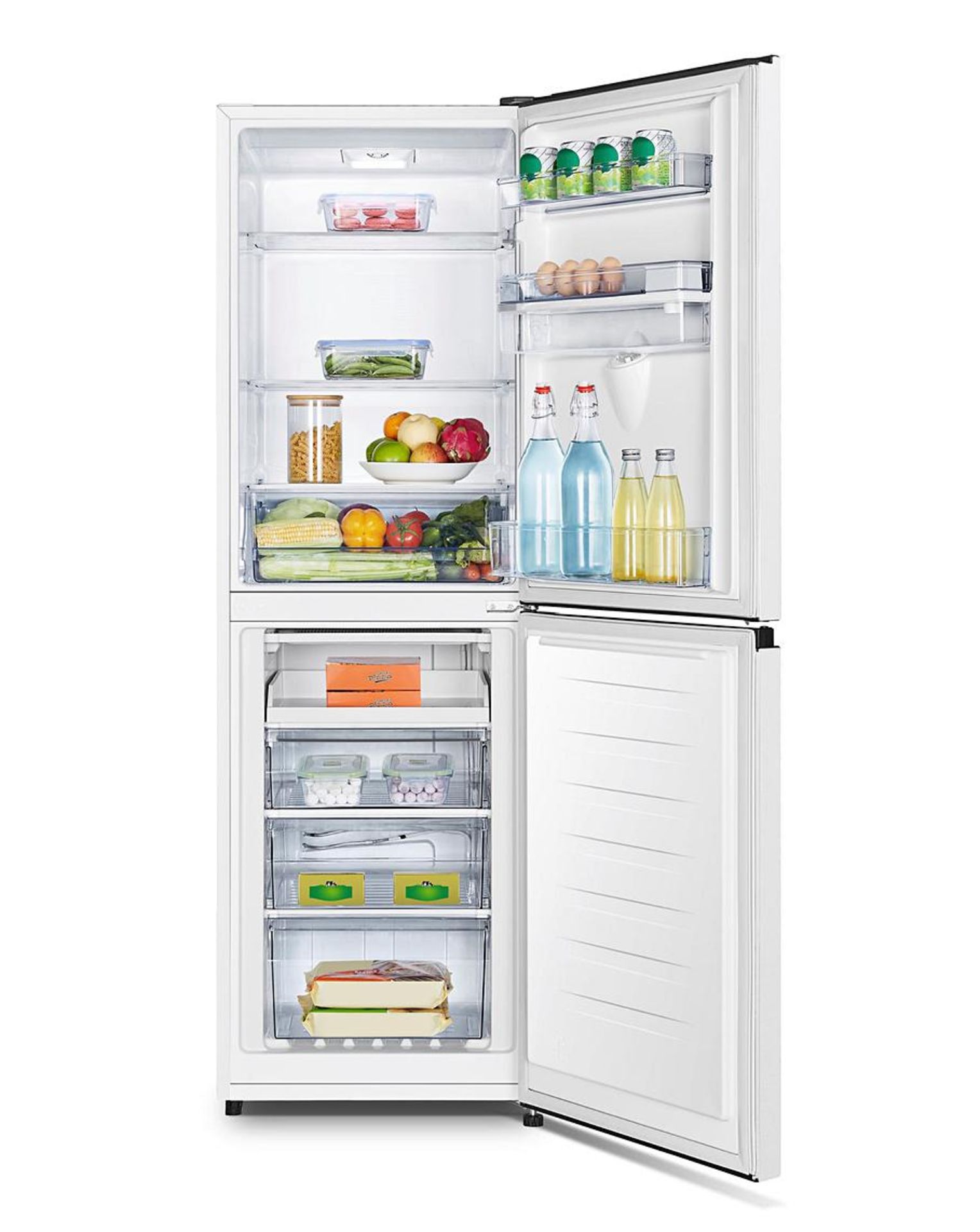 Fridgemaster MC55240MDF Fridge Freezer with Water Dispenser - White. - SR3. With a 240 litre - Image 2 of 2