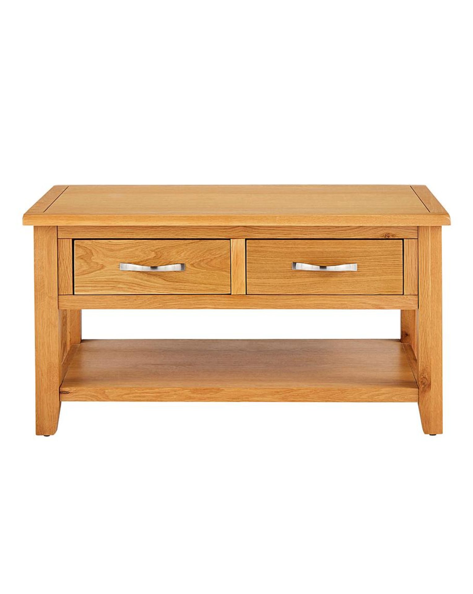 Norfolk Oak and Oak Veneer Coffee Table. RRP £259.99. - SR3. The Norfolk Oak and Oak Veneer Coffee