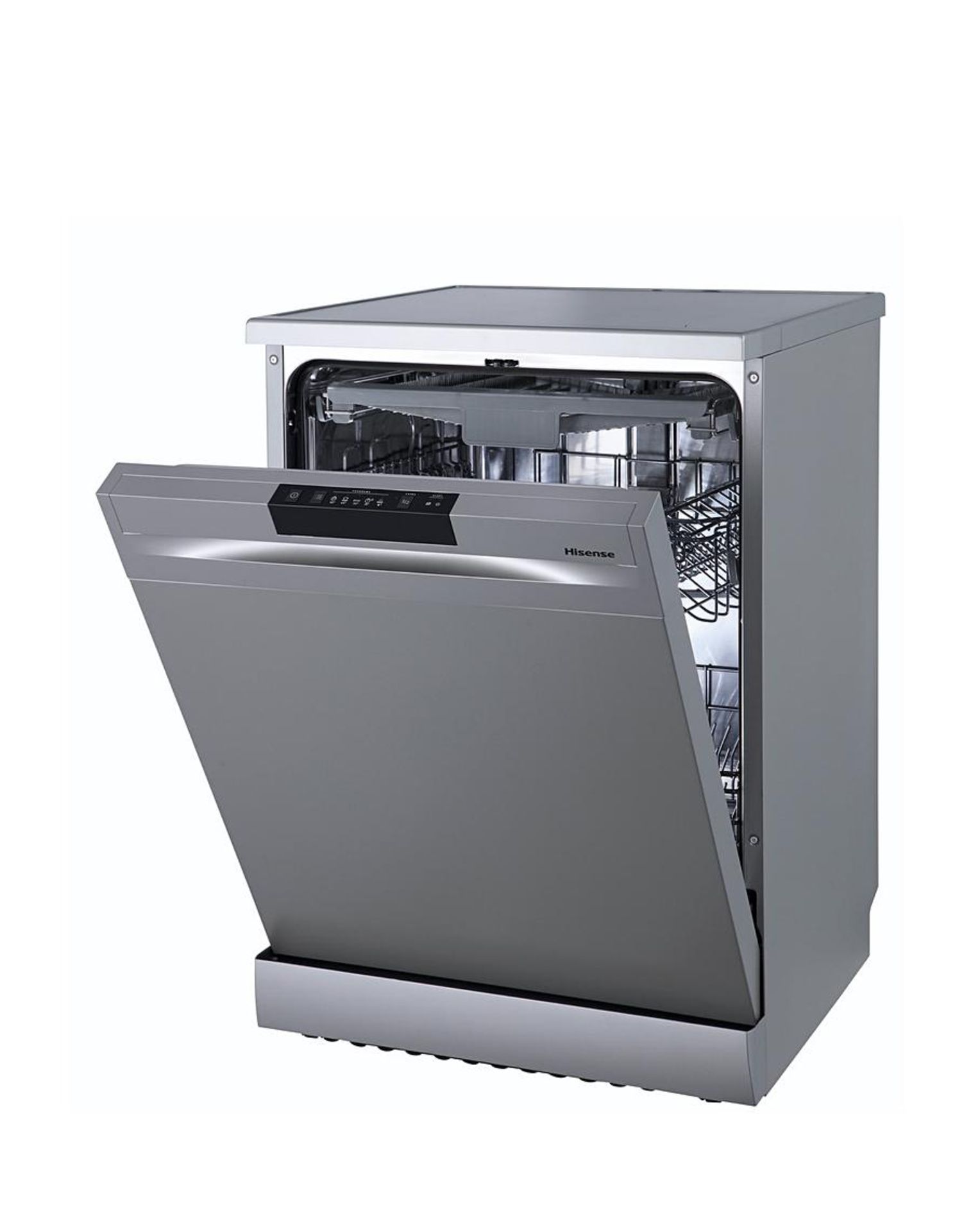 Hisense HS620D10XUK Freestanding 14-place Full-Size Dishwasher - Stainless Steel. RRP £579.99. - - Image 2 of 2