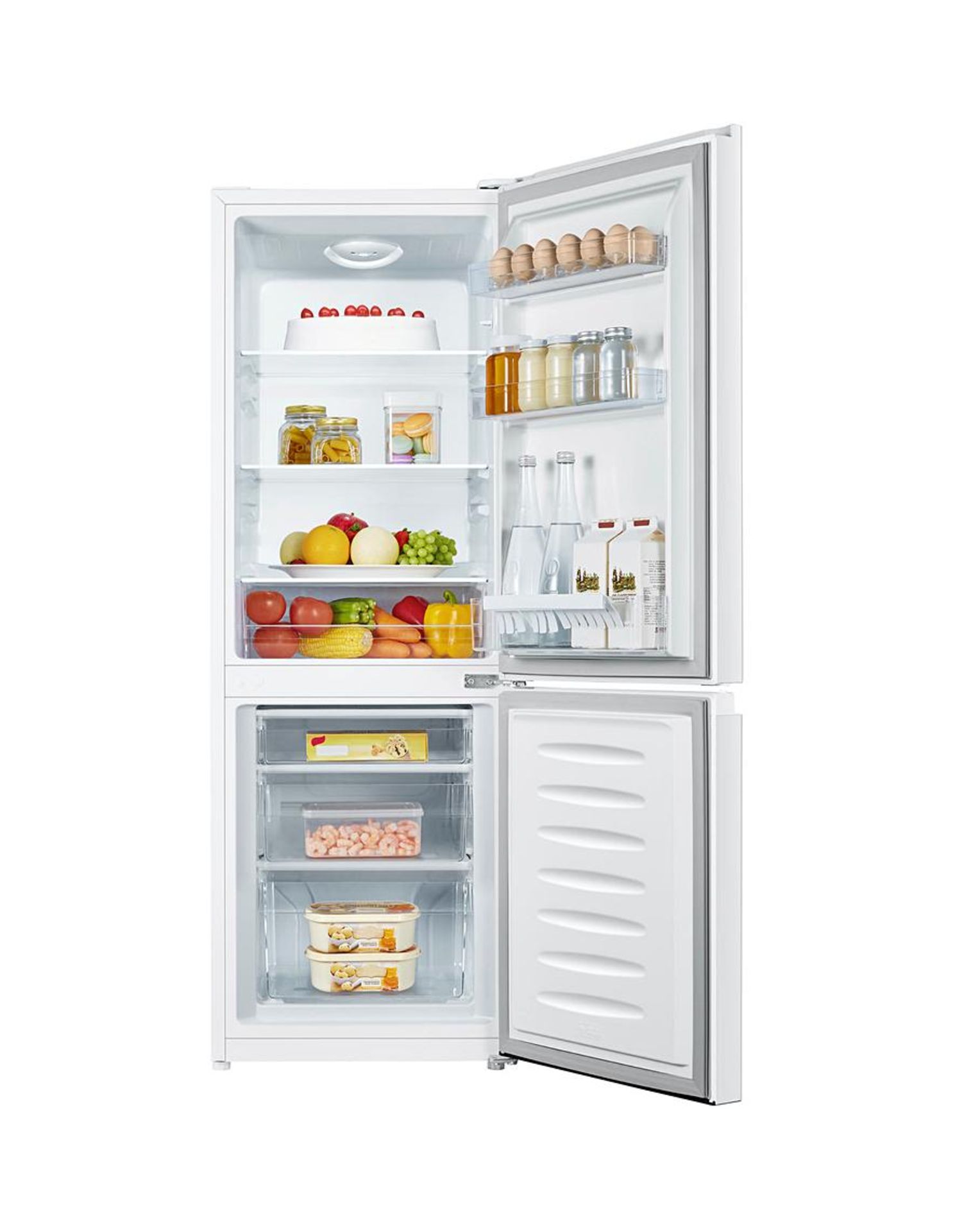 Fridgemaster MC50165F 60/40 Fridge Freezer - White. RRP £359.99. - SR3. Need more space for your - Image 2 of 2