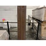 PALLET TO CONTAIN 12 X BRAND NEW VICAIMA WALLNUTN WOODEN FIRE DOORS 78 X 18 X 1.8 INCHES