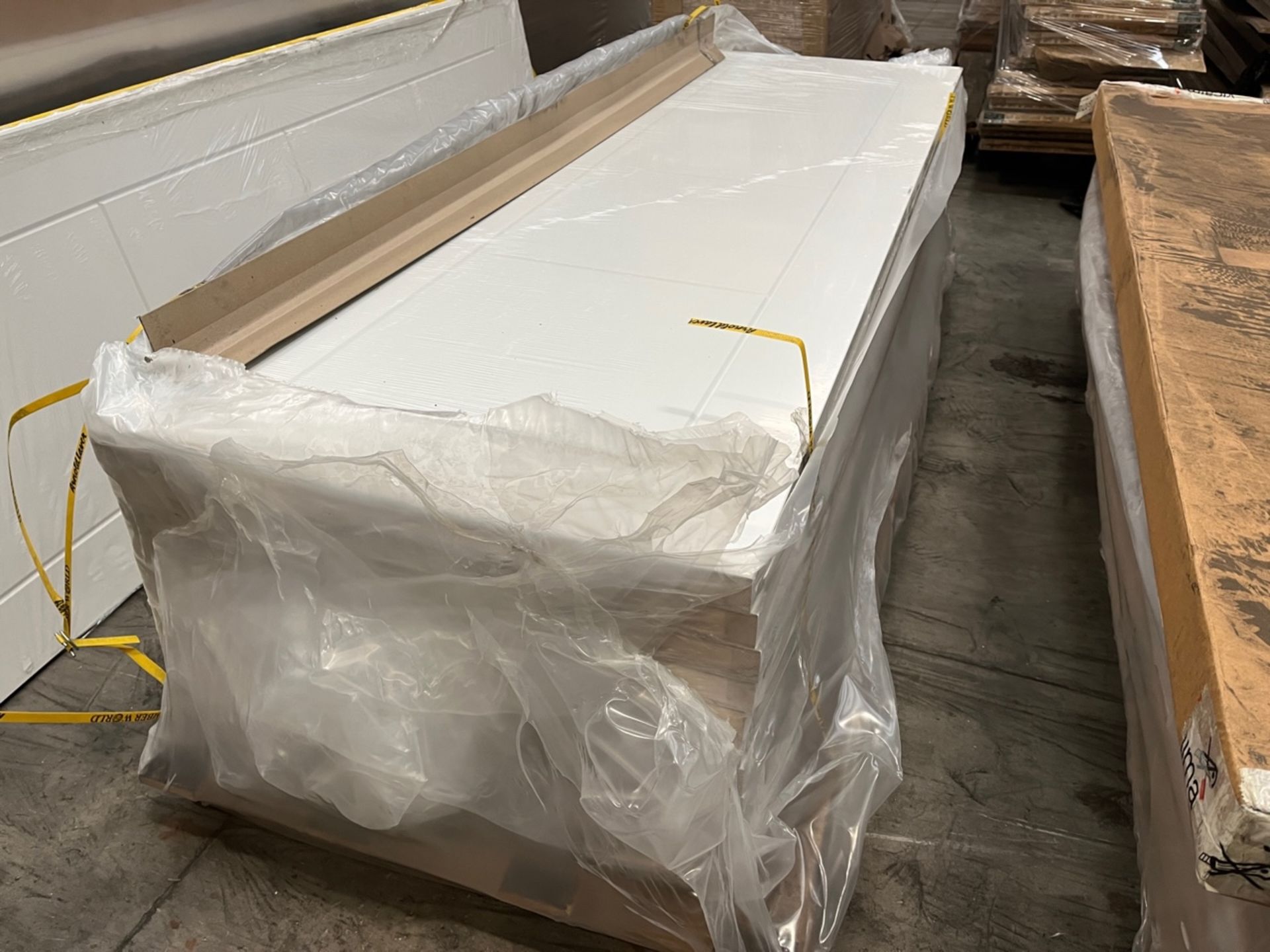 PALLET TO CONTAIN 14 X BRAND NEW PREMDOOR WHITE HINGED FOUR PANNEL WOODEN DOOR 78 X 24 X 1.5 INCHES - Image 2 of 2