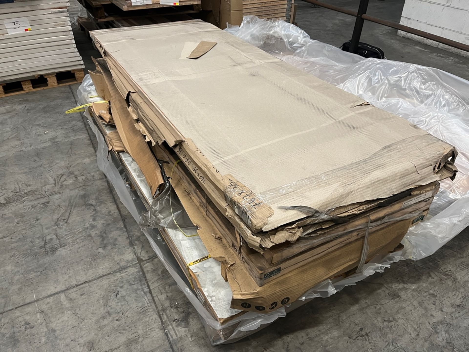 PALLET TO CONTAIN 11 X BRAND NEW ASSORTED SOLID WOODEN DOORS (SIZES MAY VARY)