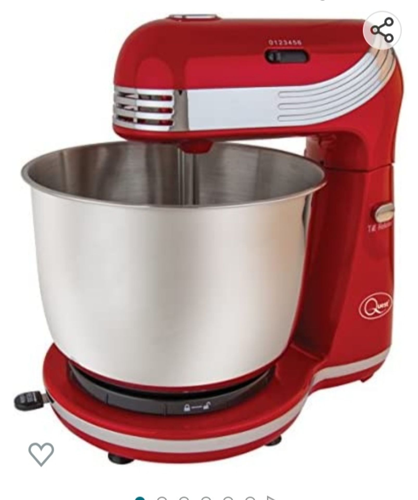 RETURN BOXED QUEST STAND MIXER RED