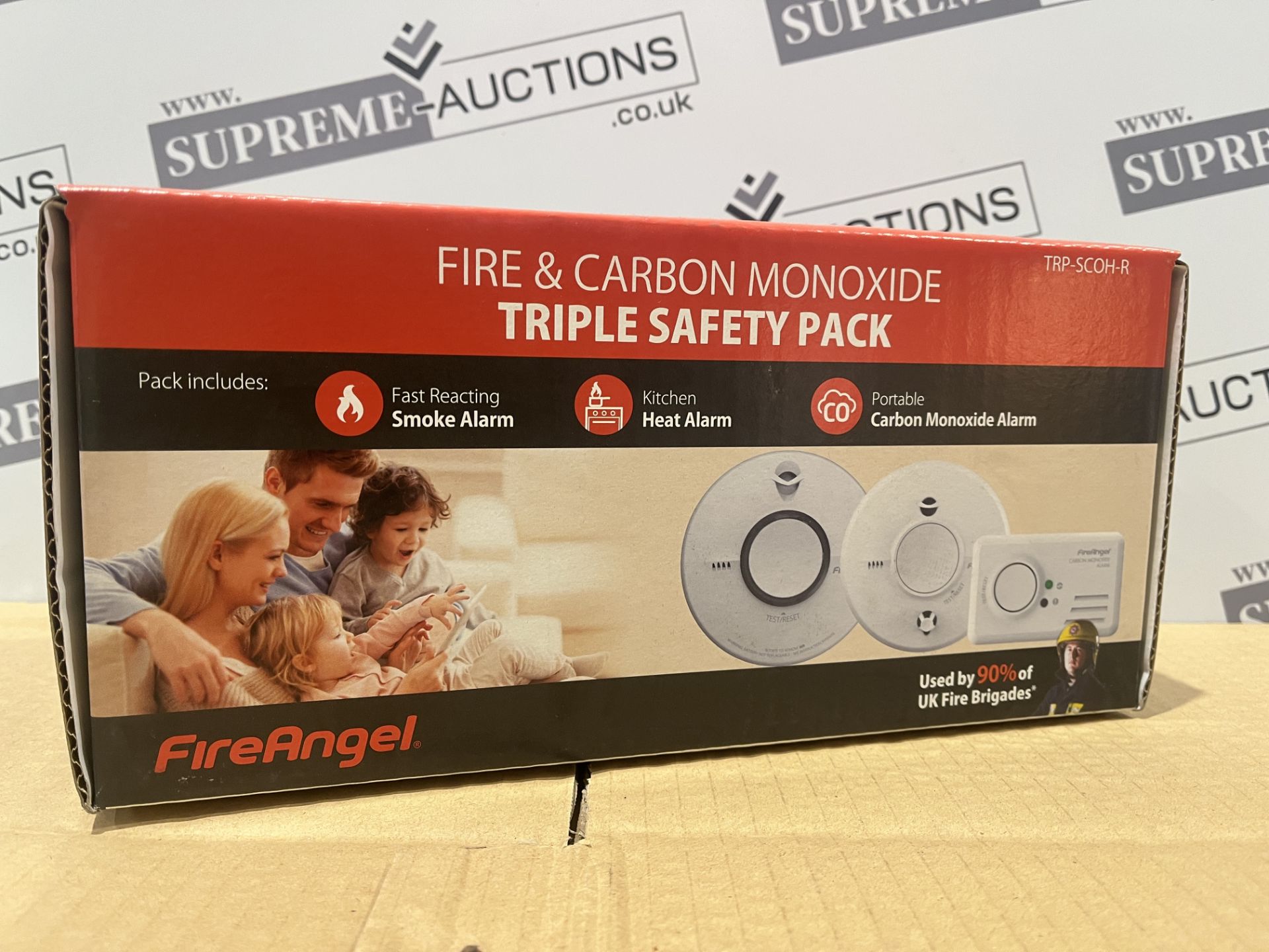 10 X BRAND NEW FIRE ANGEL FIRE AND CARBON MONOXIDE TRIPLE SAFETY PACKS S1-11