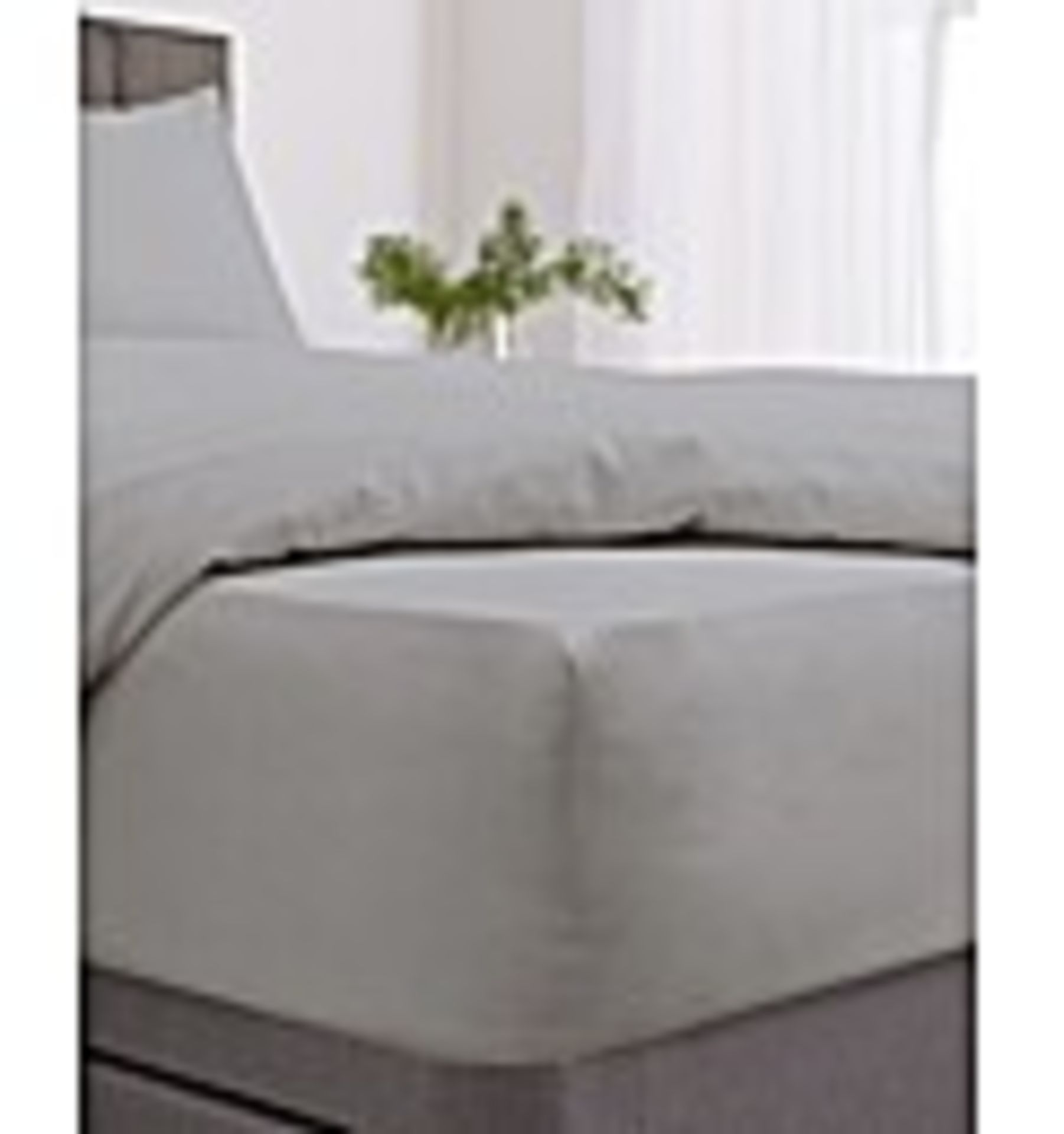 Washed Cotton Fitted Sheet AA082218 RRP £ 16