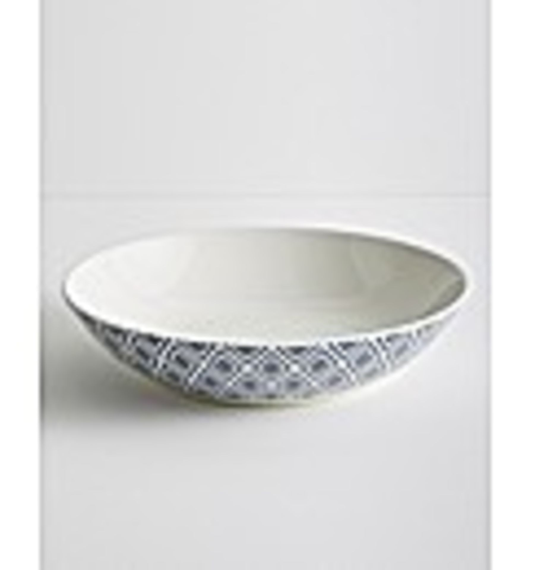 Navy Geo Set of 4 Pasta Bowls LR231001 RRP £ 15