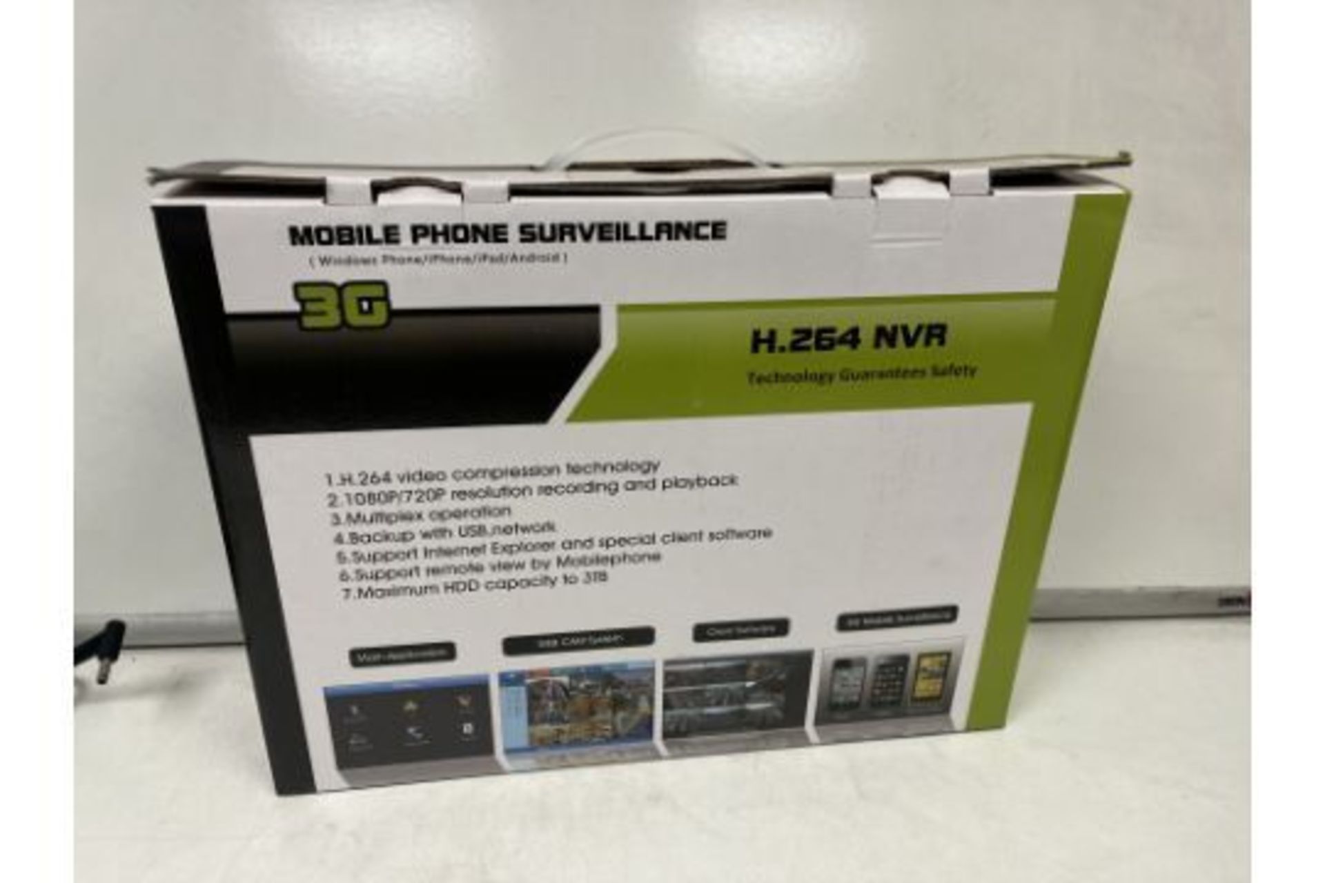 BRAND NEW TECHGUARD PRO H.264 NVR MOBILE PHONE SURVEILLANCE SYSTEM OFC