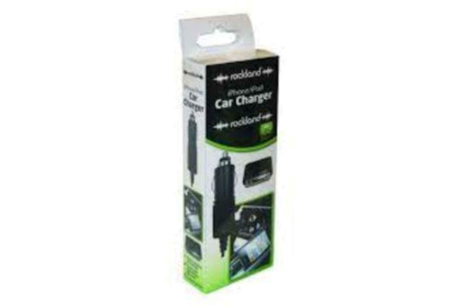 144 X BRAND NEW ROCKLAND IPHONE/IPOD CAR CHARGERS R4-7