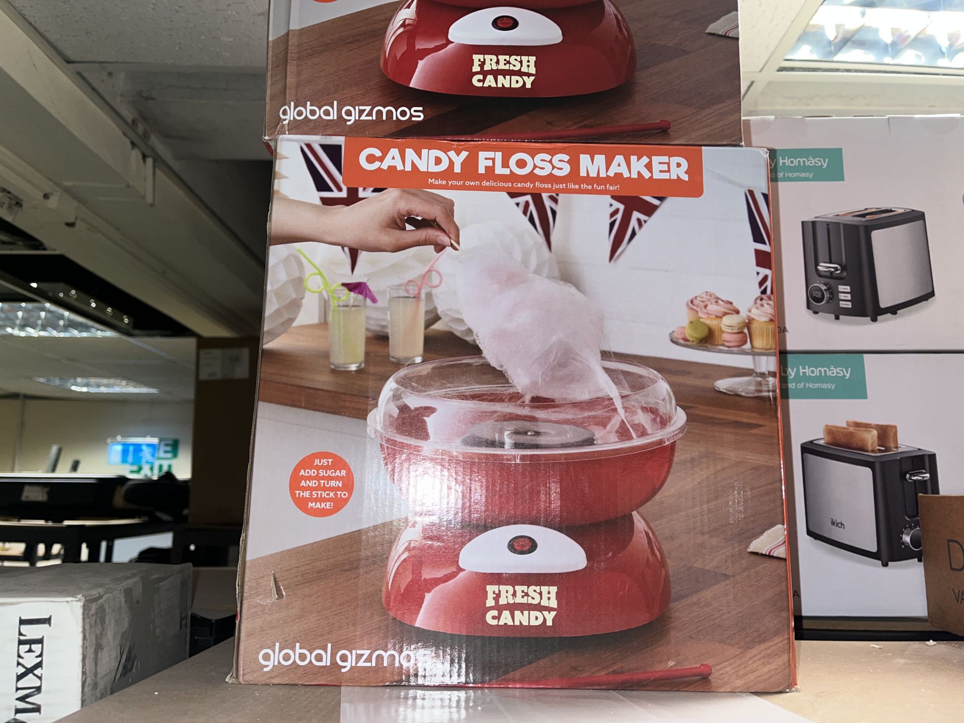 2 X BRAND NEW CANDYFLOSS MAKER MACHINES EBR