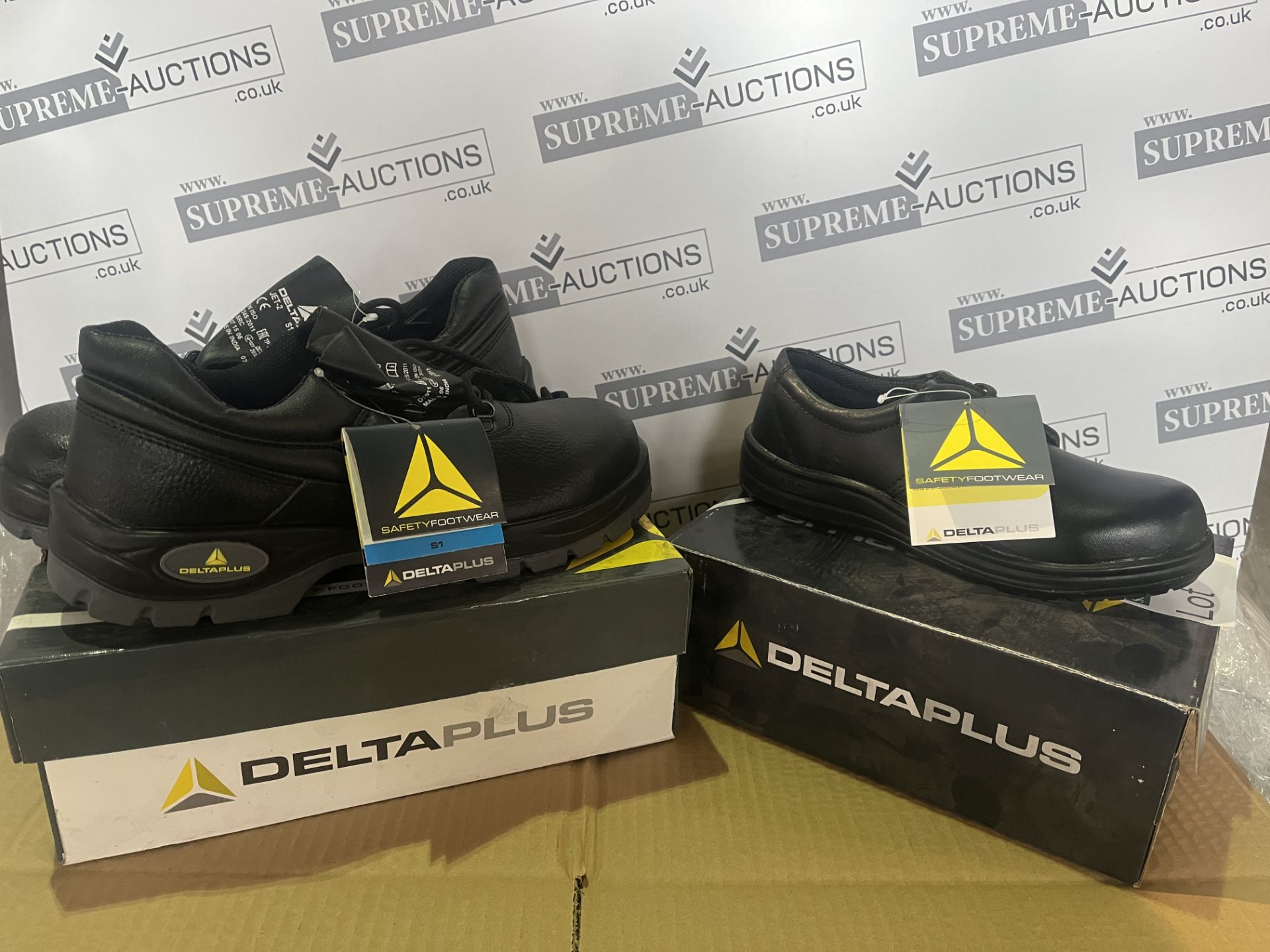 5 X BRAND NEW DELTA PLUS WORK BOOTS IN VARIOUS STYLES AND SIZES R16-10