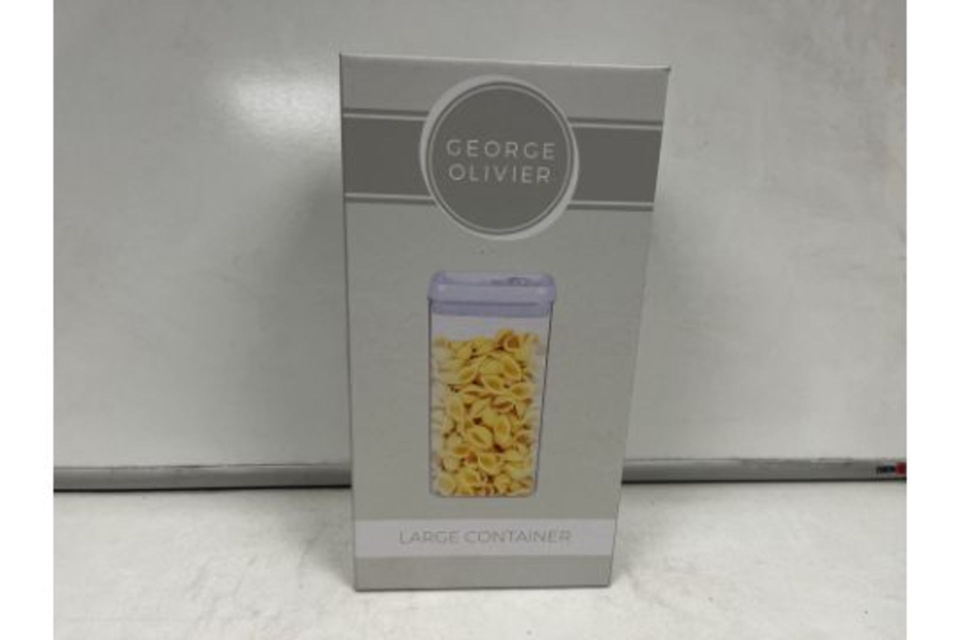 7 X BRAND NEW GEORGE OLIVER PREMIUM 3.2L STORAGE CONTAINERS RRP £18 EACH COMES WITH PEN AND LABEL