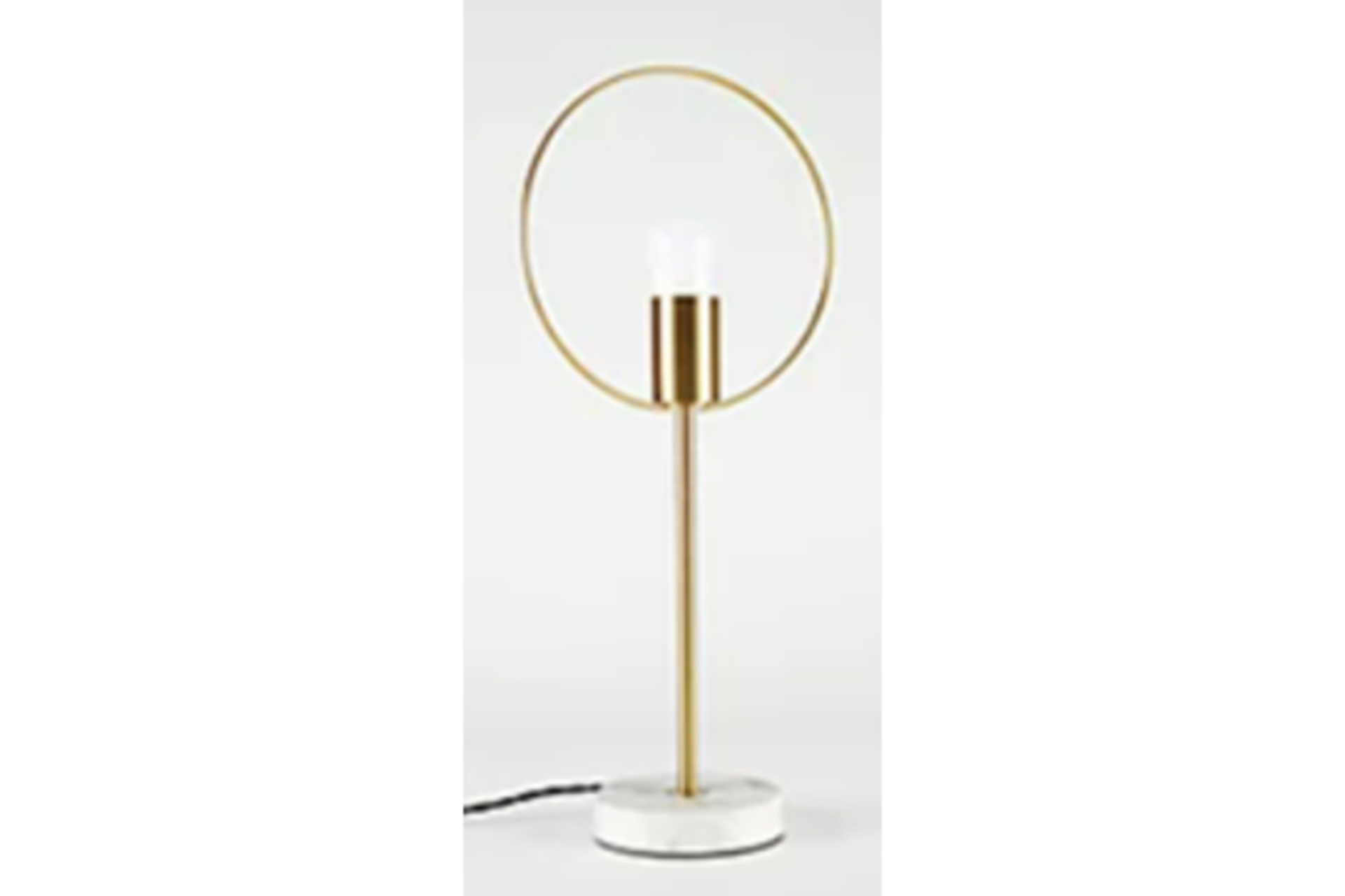 2 X NEW BOXED Hoop LED Table Lamp. RRP £89.99 each. (50811466). Material : Metal Contemporary design