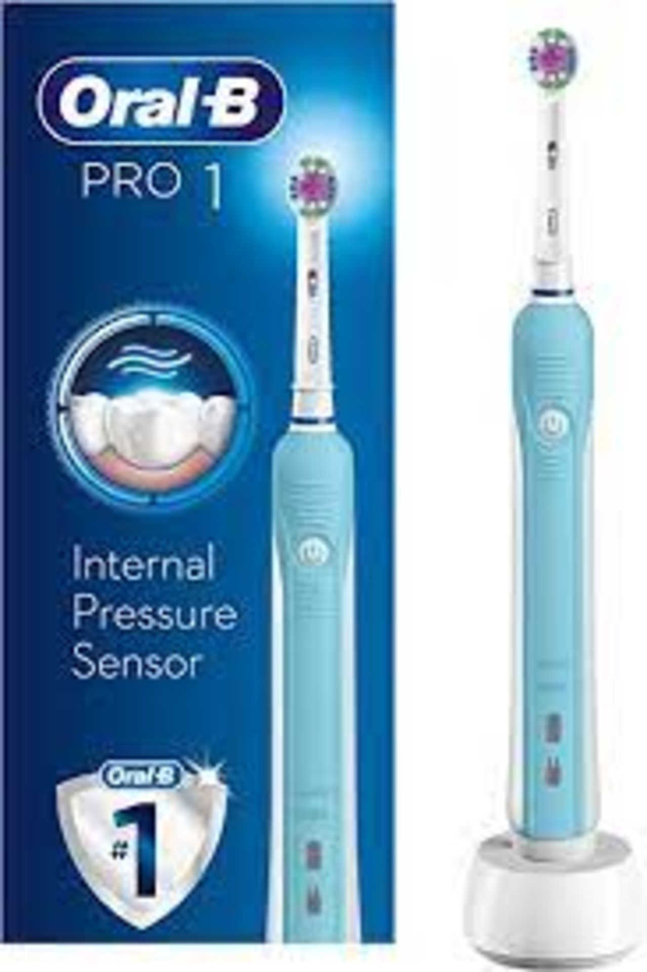 Oral B Pro 1 Cross Action Electric Toothbrush - BW