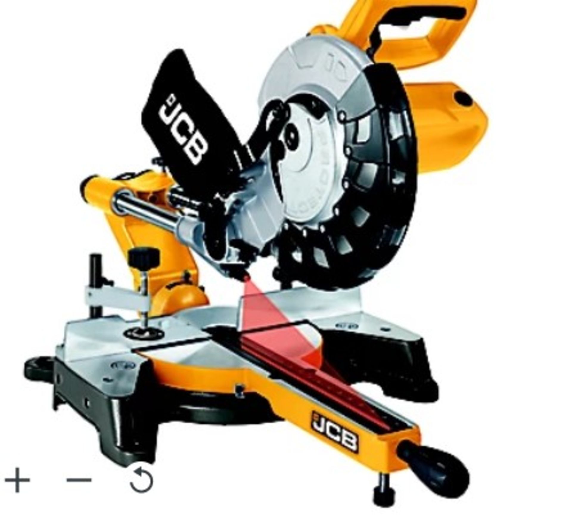 New Boxed JCB 2000W 240V 254mm Corded Sliding mitre saw JCB-MS254S. (row19RACK) The powerful JCB