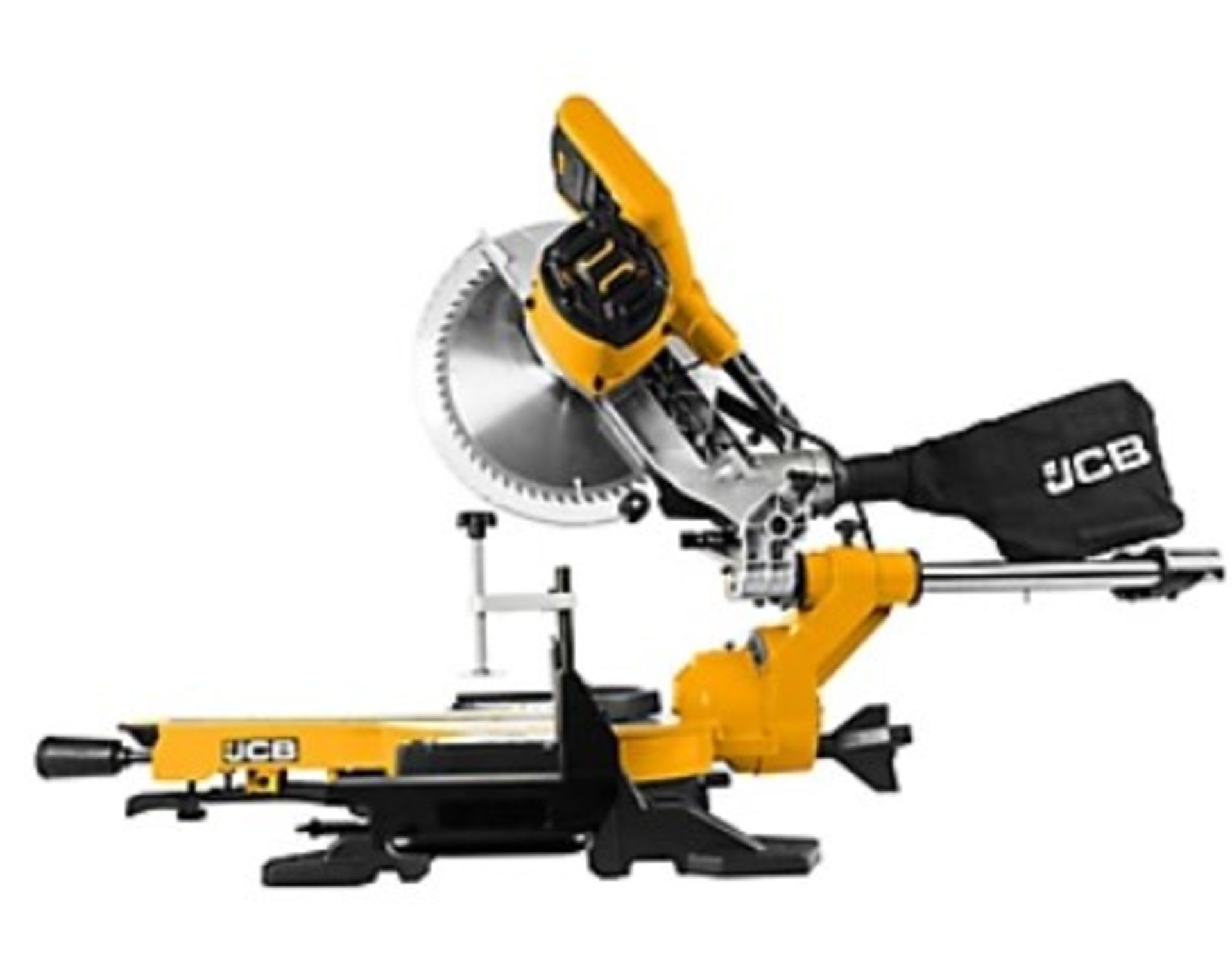 New Boxed JCB 2000W 240V 254mm Corded Sliding mitre saw JCB-MS254S. (row19RACK) The powerful JCB - Image 2 of 2