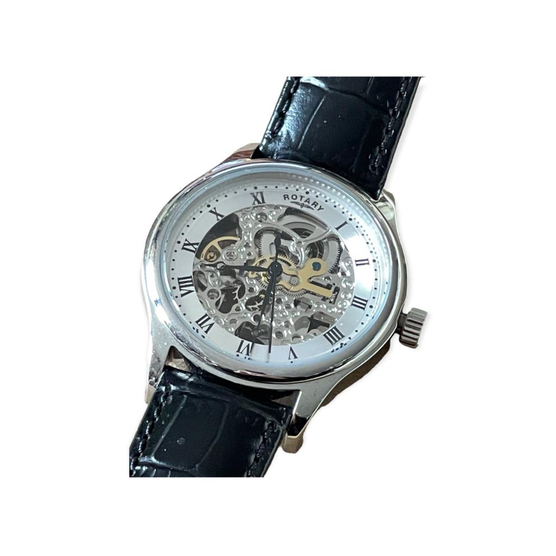 Rotary Mens skeleton automatic watch, RETURNS