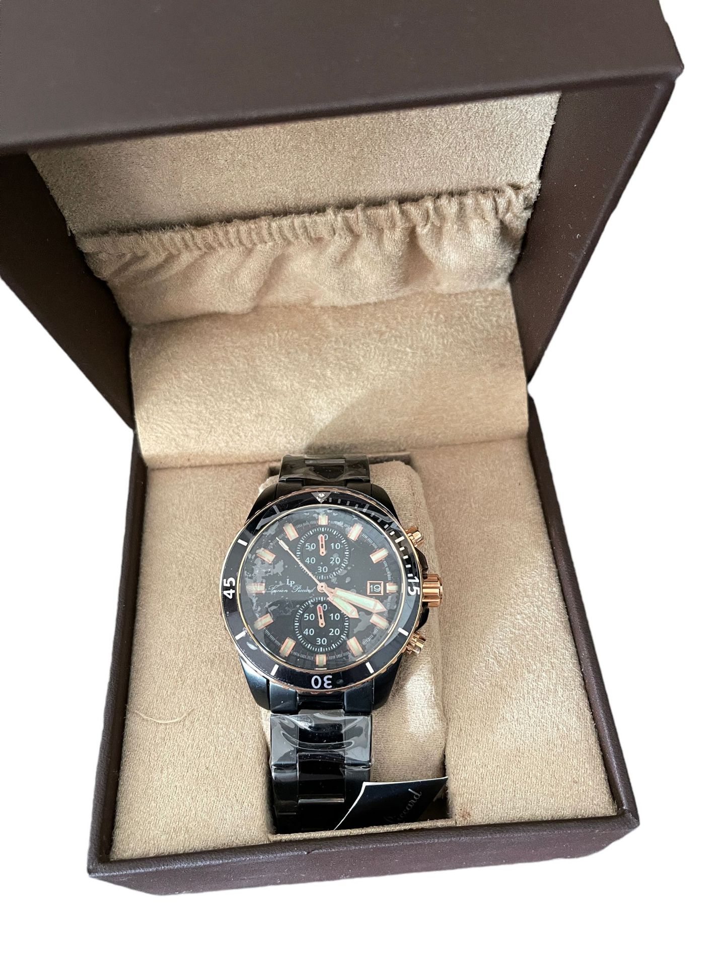 lucian picard mens chronnograph mens watch new working - Image 2 of 3