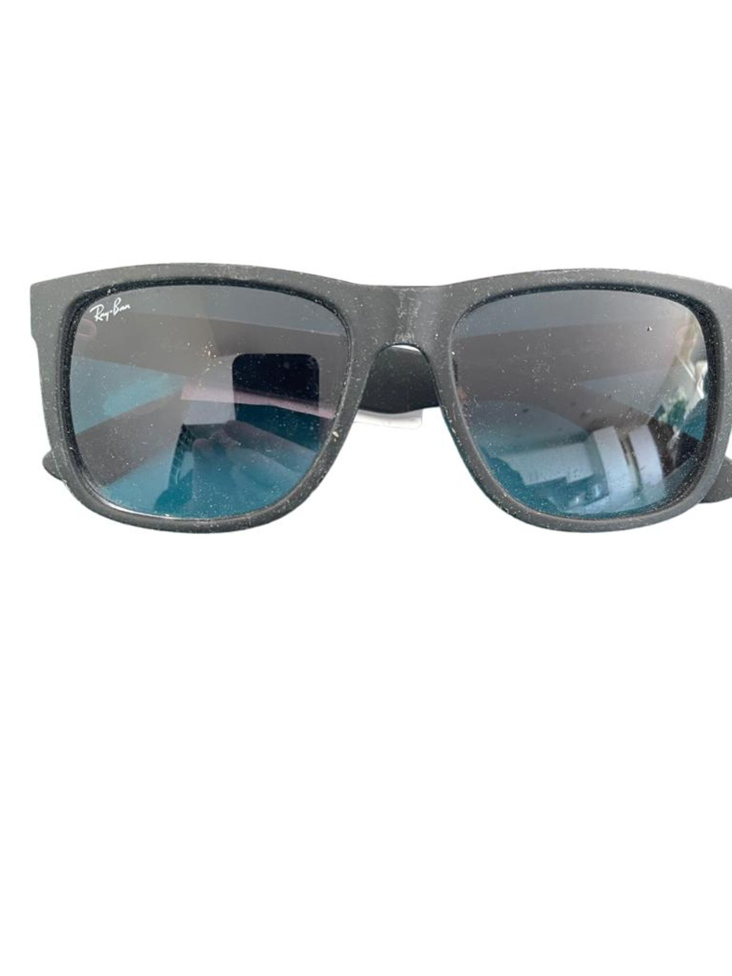 Ray Ban Justin black sunglasses, lost property - Image 2 of 3