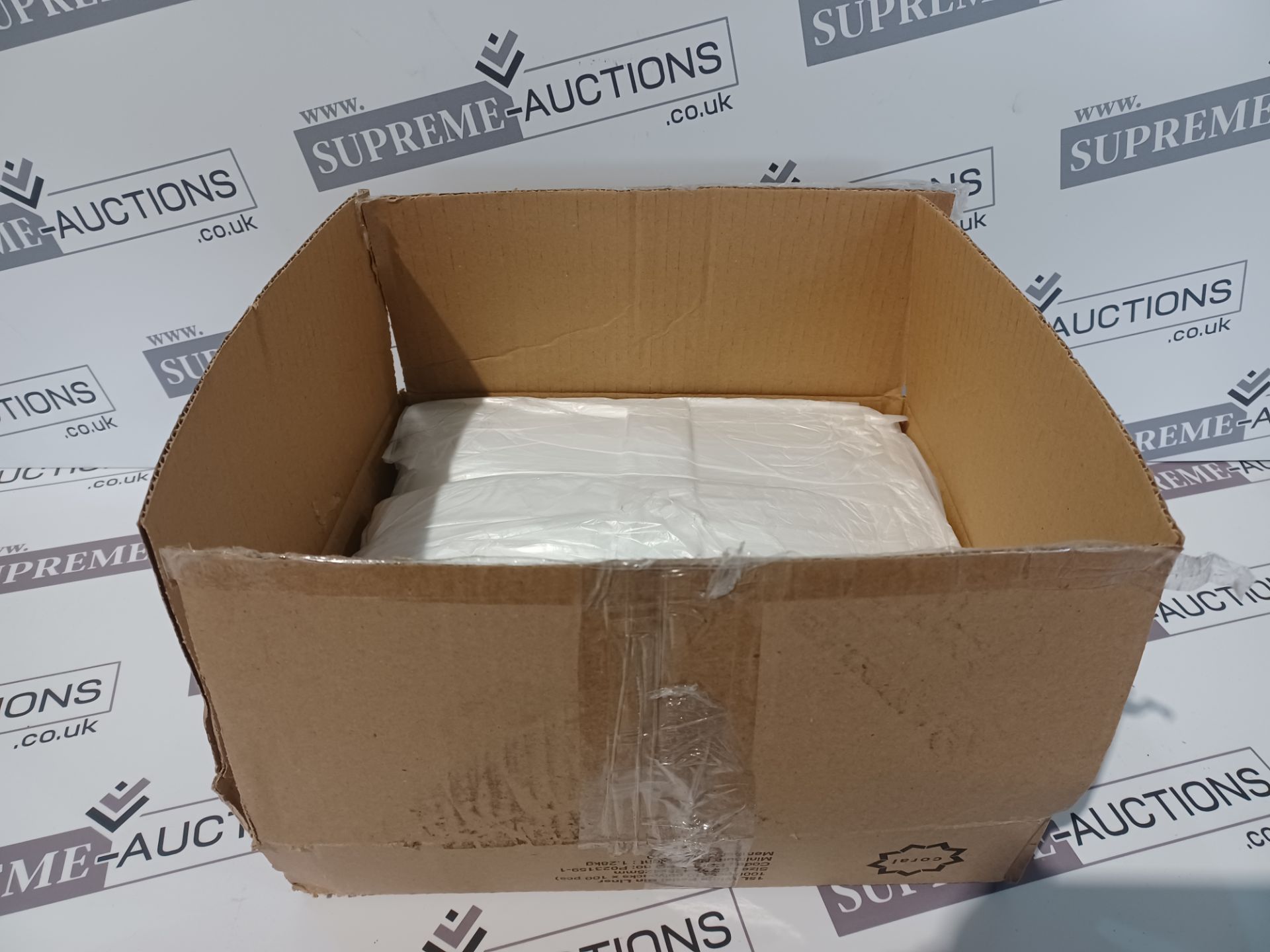 10 X BRAND NEW PACKS OF 1000 15L WHITE PEDAL BIN LINERS R15-8