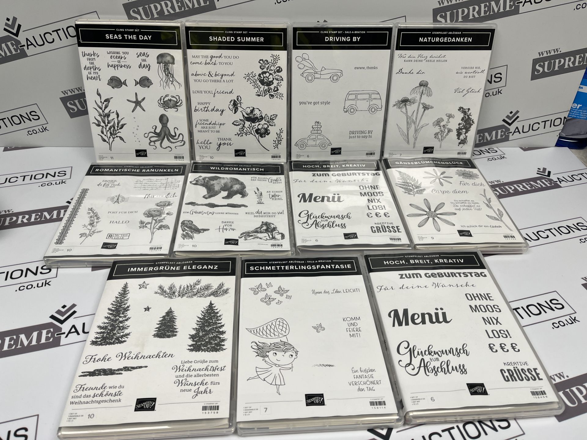 30 X BRAND NEW ASSORTED STAMPIN UP CLING STAMP SETS RRP £20-30 EACH PW